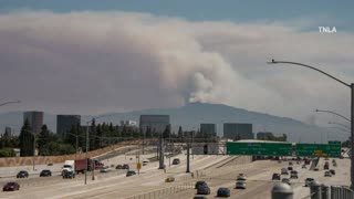 Timelapse Video shows the 23,000-acre Airport Fire Raging in Southern California