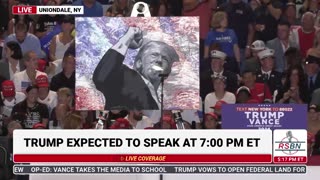 WATCH: Scott LoBaido Paints a Portrait of President Trump at Long Island Rally - 9/18/24