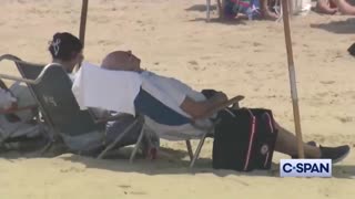 🚨Biden was sleep at beach today after one event this week. 40% of his presidency spent at the beach