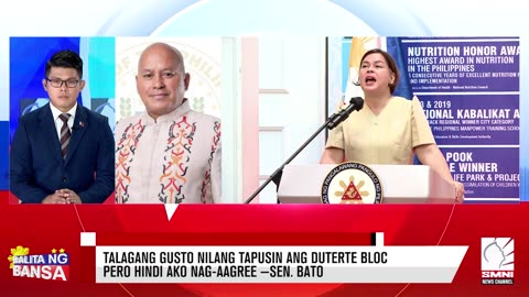 Talagang gusto nilang tapusin ang Duterte bloc pero hindi ako nag-aagree —Sen. Bato