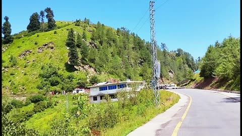 Main cross and top of LASDANNA HILL Bagh azad kashmir