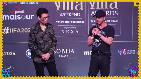 Shahrukh Khan vs Karan Johar | SRK Savage Sense of Humor | Sarcasm at IIFA Awards 2024 Press Meet