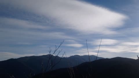 Cirrus man made clouds 26/02/2024 ITALY Solar geoengineering by using SAI