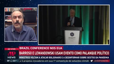 STF ministers Barroso and Lewandowski use event in the US as a platform against President Bolsonaro