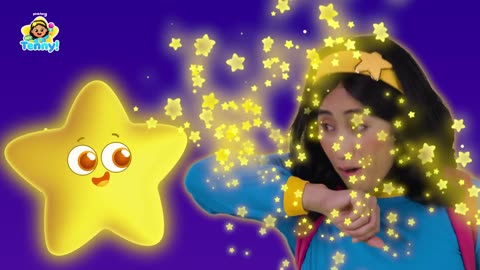 🌟 Twinkle, Twinkle, Little Star – Classic Lullaby with Beautiful Starry Animation 🌙