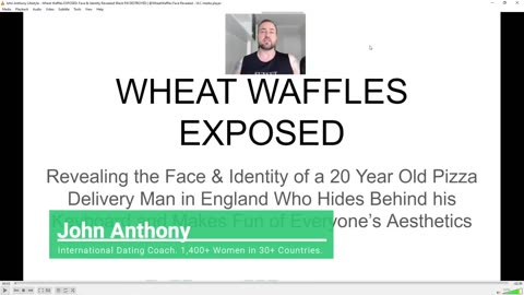 John Anthony Exposes Wheat Waffles bc he called him 3/10. FFS. Grow up.