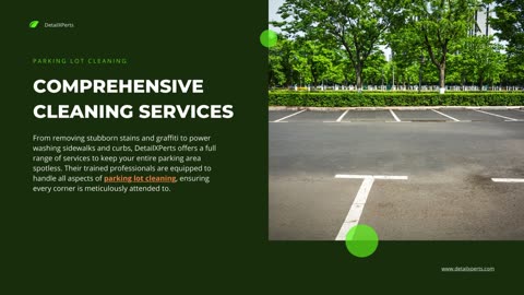 Transform Your Parking Lot with DetailXPerts: Unmatched Cleaning Services