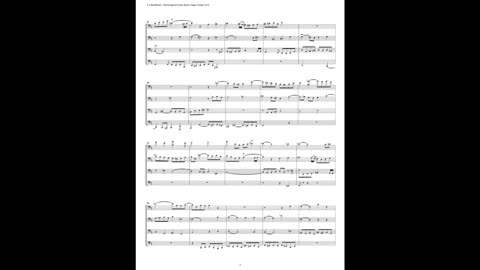 J.S. Bach - Well-Tempered Clavier: Part 2 - Fugue 13 (Euphonium-Tuba Quartet)