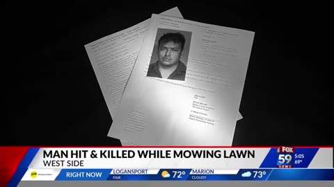 An innocent man was cutting his grass gets kiIIed by a speeding illegal Alien in Hit n run Scene