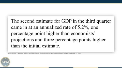 Interest Rate Speculation and Other Key indicators [Economy Last Week]