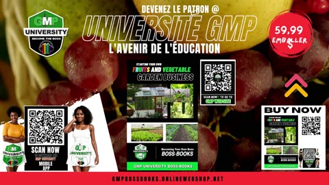 Fruits & Vegetables Garden Business Ad 2 - (French) GMP.Edu