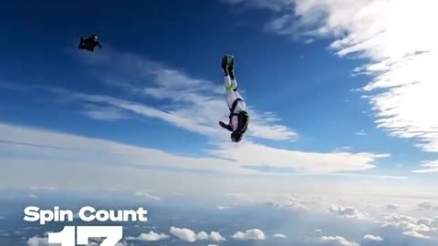 Skydiving stunt