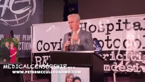 Dr. Peter McCullough Speaks at the Remdesivir Lawsuit Conference in Fresno, California