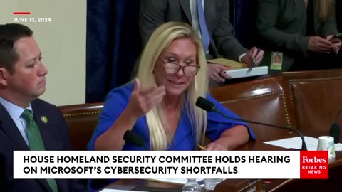 'Wow': Marjorie Taylor Greene Surprised By Microsoft President's Answer About Cyber Attacks