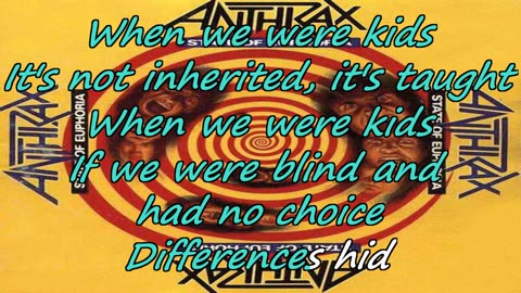 Anthrax - Schism {a house divided can't karaoke}