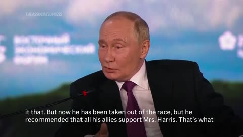 Putin's Playful Endorsement: Kamala Harris for President?