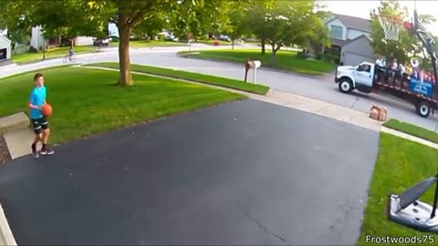 Kid Gets Caught Trying to Steal Packages