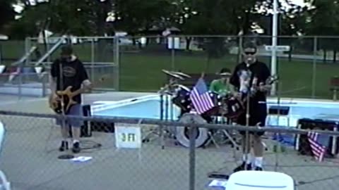 Smoke Aggrssion live at Monticello Pool in the on the 4th of July, 1998