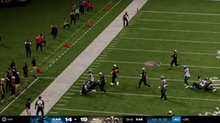 Madden 25 - NFL Week 1 New Orleans Saints VS Carolina Panthers