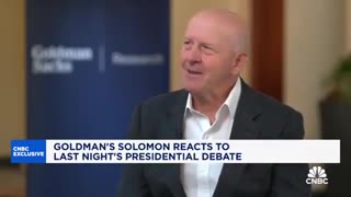 🚨 Goldman Sachs CEO Rips Kamala Harris for Overhyping Report 🔥📈