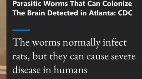 Brain Worms Reported in Atlanta