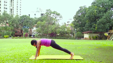 Cardio Yoga Workout 12 Rounds of Sun Salutations Surya Namaskar Yogalates