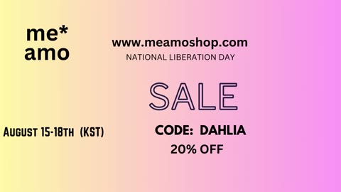 meamo SALE 20% OFF