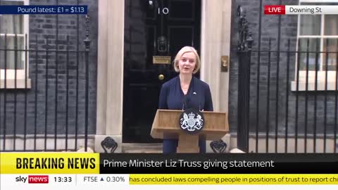 UK PM Liz Truss resigns