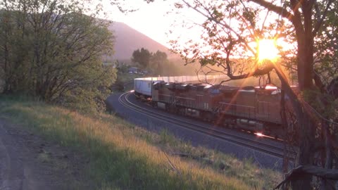 NS Pittsburgh Line Trains at the Route 53 Overpass (Cresson Gallitzin)