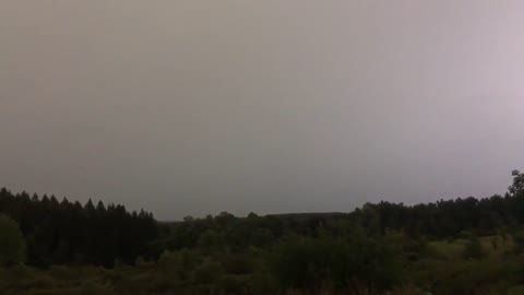 Slow motion filming of lightning