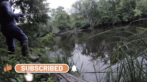 End of day fishing on Michigan’s Grand River