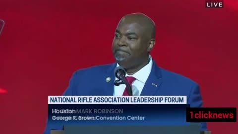 Mark Robinson speaking today at the NRA