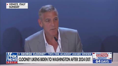 George Clooney's fake praise for Joe Biden