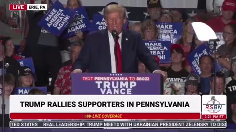 Trump admits people were 'falling asleep' at his rally