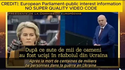 Ursula Von der Leyen blamata în PE