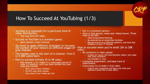 Weekly Webinar #64_ How To Succeed At YouTubing