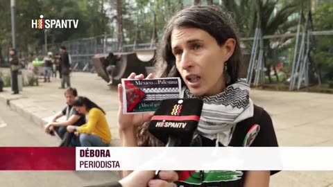 Activistas mexicanos instan a una acción urgente por Palestina