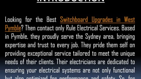 Best Switchboard Upgrades in West Pymble