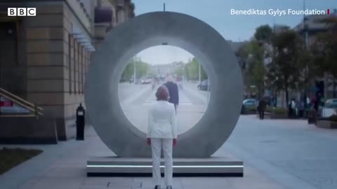 'Portal' built between Lithuanian and Polish cities