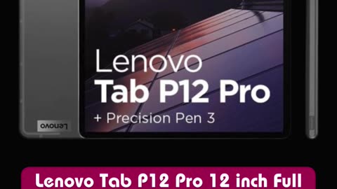 Lenovo Tab P12 Pro 12 inch Full HD AMOLED Display, 256GB, 8GB RAM + Lenovo Precision Pen 3