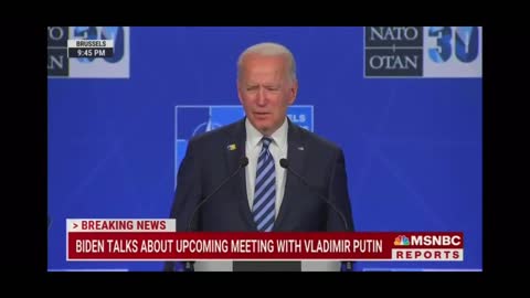 Joe Biden at G7 on Putin Being a Killer. He’s losing it.