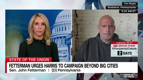 Fetterman explains why Biden dropping out of the race is no longer helping Trump