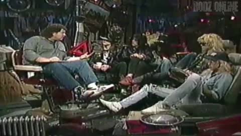 Guns 'n'' Roses on MTV Headbangers Ball in 1987