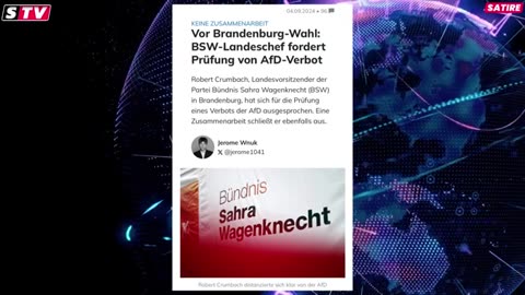 Wählt Wagenknechts Partei eine andere Strategie? 🔥o5.o9.2024 Schnute TV