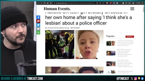 UK Cops ARREST Teen Girl For Calling Cop Lesbian, Cop CALLS FOR BACKUP IN PANIC Over Homophobia