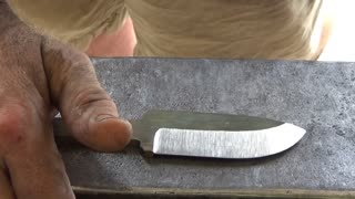 Forging a Damascus Billet