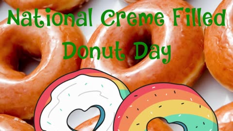 National Cream Filled Donut Day