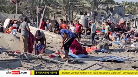 Nineteen killed after Israel hits crowded 'safe zone' in Gaza | Israel-Hamas War