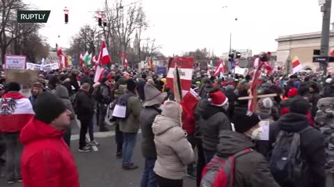 LIVE: Vienna - AT Corona sceptics hold rally against COVID-19 restrictions and mandatory vaccination