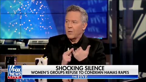 Greg Guttfeld ripping the Left's “Women’s Rights” groups for their silence.